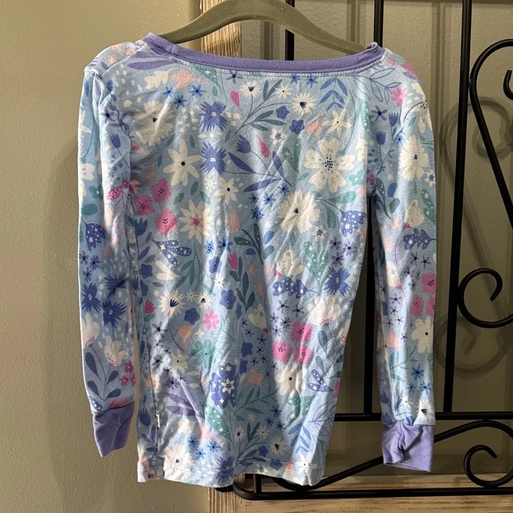 Little Sleepies Pastel Floral Long Sleeve Top 3t